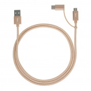 Torrii KeVable 2-in-1 Universal USB Cable (1 meter) (gold)