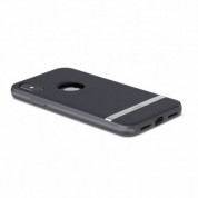 Moshi Vesta Case - хибриден удароустойчив кейс за iPhone XS, iPhone X (тъмносин)	 2