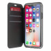 Griffin Survivor Clear Wallet - кожен калъф, тип портфейл с висока защита за iPhone XS, iPhone X (черен-прозрачен) 3