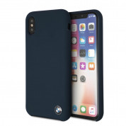 BMW Signature Silicone Hard Case iPhone XS, iPhone X (navy)