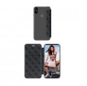 Guess Flower Desire PU Case for iPhone XS, iPhone X (gray) 1