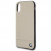 BMW Signature Logo Leather Hard Case - кожен кейс (естествена кожа) за iPhone XS, iPhone X (бежов) 4
