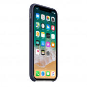 Apple Silicone Case for iPhone X, iPhone XS (midnight blue) 3