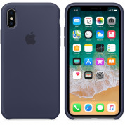 Apple Silicone Case for iPhone X, iPhone XS (midnight blue) 2