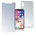 4smarts 360° Premium Protection Set - тънък силиконов кейс и стъклено защитно покритие с извити ръбове за дисплея на iPhone XS, iPhone X (прозрачен) 5
