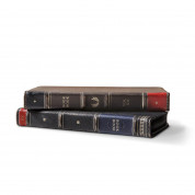 TwelveSouth BookBook - луксозен кожен калъф (с кейс) тип портфейл за iPhone XS, iPhone X (черен) 1