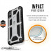 Urban Armor Gear Monarch Case - удароустойчив хибриден кейс за iPhone XS, iPhone X (черен-сребрист) 4