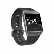 Fitbit Ionic Watch - умен фитнес часовник с известия и следене на дневната и нощна активност на организма за iOS, Android и Windows Phone (тъмносив)