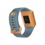 Fitbit Ionic Watch - умен фитнес часовник с известия и следене на дневната и нощна активност на организма за iOS, Android и Windows Phone (син-оранжев) 3