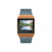 Fitbit Ionic Watch - умен фитнес часовник с известия и следене на дневната и нощна активност на организма за iOS, Android и Windows Phone (син-оранжев) 1
