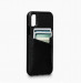 Sena Bence Lugano Wallet Leather Case - кожен (естествена кожа) кейс с джоб за кредитна карта за iPhone 11 Pro, iPhone XS, iPhone X (черен) 2