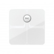 Fitbit Aria 2 WiFi Smart Scale - безжичен кантар за измерване на тегло, телесна маса, мазнини и др. за iOS, Android и Windows (бял)