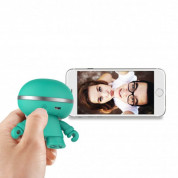 Xoopar Boy Mini Bluetooth Speaker - дизайнерски безжичен Bluetooth спийкър за мобилни устройства (син) 4
