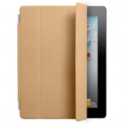 Apple Smart Cover - кожено покритие  за iPad 4, iPad 3, iPad 2 (бежав)