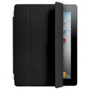 Apple Smart Cover - оригинално кожено покритие за iPad 4, iPad 3, iPad 2 (черен)