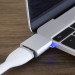 Satechi USB-C to USB Female Adapter - USB-A адаптер за MacBook и компютри с USB-C порт (тъмносив) 4