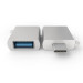 Satechi USB-C to USB Female Adapter - USB-A адаптер за MacBook и компютри с USB-C порт (сребрист) 3