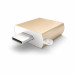 Satechi USB-C to USB Female Adapter - USB-A адаптер за MacBook и компютри с USB-C порт (златист) 2