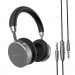 Satechi Wireless On-Ear Headphones - безжични слушалки с микрофон и управление на звука (тъмносив) 2