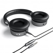 Satechi Wireless On-Ear Headphones - безжични слушалки с микрофон и управление на звука (тъмносив) 4