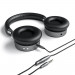 Satechi Wireless On-Ear Headphones - безжични слушалки с микрофон и управление на звука (тъмносив) 5