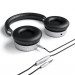 Satechi Wireless On-Ear Headphones - безжични слушалки с микрофон и управление на звука (сребрист) 5