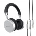 Satechi Wireless On-Ear Headphones - безжични слушалки с микрофон и управление на звука (сребрист) 2