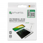 4smarts Inductive Charger VoltBeam All In 5W - поставка (пад) за безжично захранване за QI съвместими устройства (черен) 4