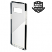 4smarts Soft Cover Airy Shield - хибриден удароустойчив кейс за Samsung Galaxy Note 8 (черен-прозрачен) 1