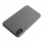Tucano Nuvola Case - тънък полипропиленов кейс (0.3 mm) за iPhone XS, iPhone X (прозрачен)  1