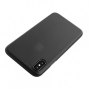 Tucano Nuvola Case - тънък полипропиленов кейс (0.3 mm) за iPhone XS,iPhone X (черен)  1