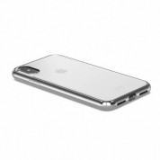 Moshi Vitros Case - силиконов (TPU) калъф за iPhone XS, iPhone X (сребрист-прозрачен) 2