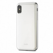 Moshi iGlaze for iPhone XS, iPhone X (Pearl White) 1