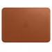 Apple Leather Sleeve - оригинален кожен калъф, тип джоб за MacBook 12 (тъмнокафяв) 1
