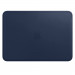 Apple Leather Sleeve - оригинален кожен калъф, тип джоб за MacBook 12 (тъмносин) 1