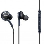 Samsung Earphones Tuned by AKG EO-IG955 S8 - слушалки с микрофон и управление на звука за Samsung Galaxy S10, S9, S8 и др. (тъмносив) (ритейл опаковка) 3