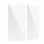 Macally Tempered Glass Protector - калено стъклено защитно покритие за дисплея на iPhone 11 Pro, iPhonе X, iPhone XS (прозрачен) 1