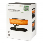 4smarts Inductive Charging Station Smart Bonsai QI with Lamp - поставка за безжично захранване и LED лампа за QI съвместими устройства (черен) 5