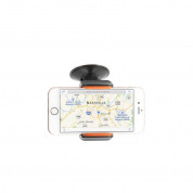 Griffin Windowseat - универсална поставка за кола и гладки повърхности за смартфони до 9.2 см ширина (черен-оранжев) 2