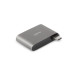 Moshi USB-C to Dual USB-A Adapter - адаптер за свързване от USB-C към 2 x USB-A (тъмносив) 5