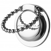 CaseMate Dotted Ring Silver - поставка и аксесоар против изпускане на вашия смартфон (сребрист)