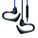 Veho In-Ear ZS-3 Sport Earphones - спортни слушалки с микрофон и управление на звука за мобилни устройства (черен-син) 4