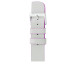 CaseMate Edged Leather Strap - дизайнерска кожена (естествена кожа) каишка за Apple Watch 38мм, 40мм, 41мм (бял-розов) 3