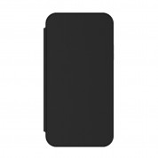 Incipio NGP Folio Case - удароустойчив хоризонтален кожен калъф, тип портфейл за iPhone XS, iPhone X (черен-тъмнопрозрачен)
