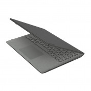 Incipio Feather Cover MRSF-108-SMK - тънък полимерен кейс за Microsoft Surface Laptop (черен-прозрачен) 2