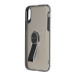 4smarts Clip-On Cover Loop-Guard - удароустойчив хибриден кейс с каишка за задържане за iPhone XS, iPhone X (черен-прозрачен) 1