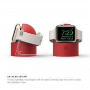 Elago W2 Watch Stand - силиконова поставка за Apple Watch (червен) 2