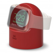 Elago W2 Watch Stand - силиконова поставка за Apple Watch (червен)