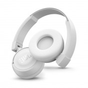 JBL T450 BT - безжични Bluetooth слушалки с микрофон за мобилни устройства (бял)  2