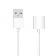 TechMatte Apple Pencil Cable (90см.) - зареждащ кабел (USB към женски Lightning) за Apple Pencil (бял) 1